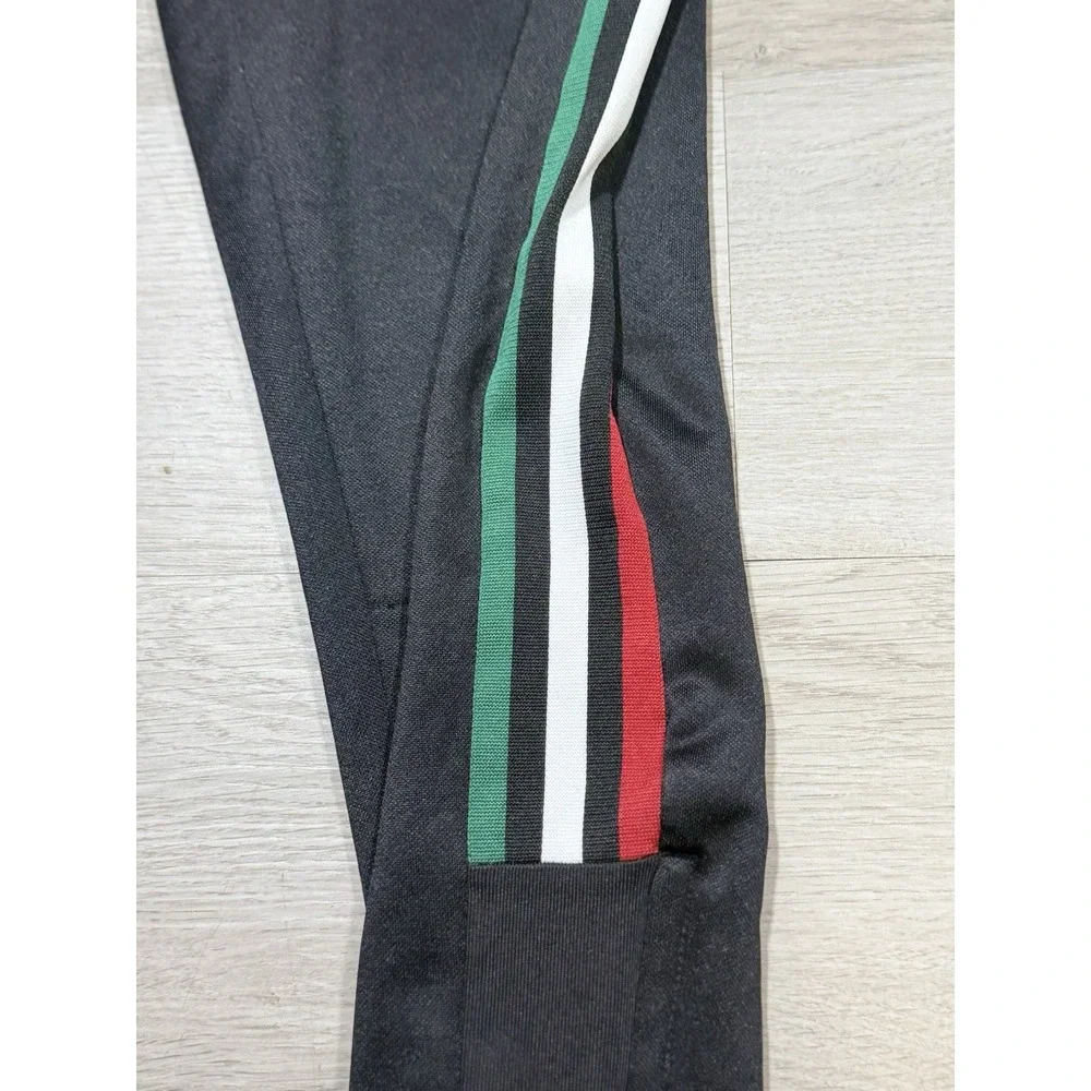 Adidas Tiro Training Jogger Pants Mens Size Small Black Ankle Zip Stretch 2HQ001